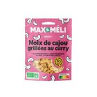 Noix de cajou bio grillées au curry Max&Méli - 125 g - MAX&MÉLI en promo chez Botanic Noix de cajou bio grillées au curry Max&Méli - 125 g - MAX&MÉLI dans le catalogue Botanic