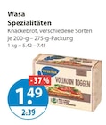 Spezialitäten von Wasa im aktuellen V-Markt Prospekt für 1,49 €