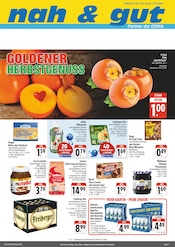 nah und gut Supermarkt Prospekt der aktuellen Woche mit 4 Seiten, gültig von 10.11.2025 bis 15.11.2025, in Sehmatal-Neudorf und Umgebung Aktueller nah und gut Supermarkt Prospekt in Sehmatal-Neudorf und Umgebung, "Wir lieben Lebensmittel!" mit 4 Seiten, 10.11.2025 - 15.11.2025