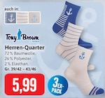 Herren-Quarter Angebote von Tony Brown by Stolz bei Kaufhaus Stolz Kiel für 5,99 €