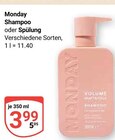 Shampoo oder Spülung im Angebot bei GLOBUS in Neustadt Shampoo oder Spülung Angebote von Monday bei GLOBUS Neustadt für 3,99 €