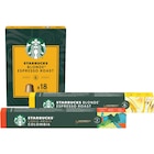 SUR TOUTES LES CAPSULES X10 & X18 - STARBUCKS BY NESPRESSO en promo chez Carrefour Market Calais