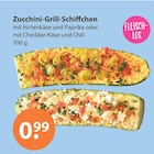 Aktuelles Zucchini-Grill-Schiffchen mit Hirtenkäse und Paprika Angebot bei V-Markt in München ab 0,99 €