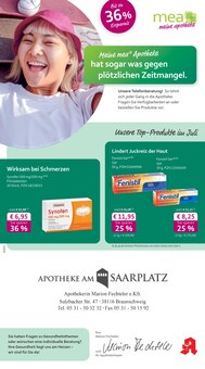 Aktueller mea - meine apotheke Prospekt "Unsere Juli-Angebote" für Braunschweig Aktueller mea - meine apotheke Prospekt für Braunschweig mit Seiten