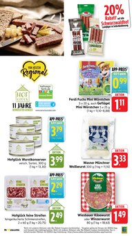 Bratwurst im EDEKA Prospekt "Aktuelle Angebote" mit 58 Seiten (Wiesbaden)