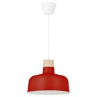 Hängeleuchte rot/Birke im Angebot bei IKEA in Essen Hängeleuchte rot/Birke Angebote von BUNKEFLO bei IKEA Essen für 34,99 €