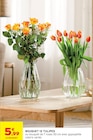 Bouquet 12 tulipes dans le catalogue Intermarché Super