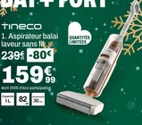 Aspirateur balai laveur sans fil - Tineco en promo chez But Noisy-le-Sec à 159,99 €