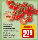 Aktuelles Mini Cherry Rispentomaten »Süße Versuchung« Angebot bei REWE in Nürnberg ab 2,79 €