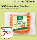 EWU Thüringer Wiener Würstchen im Angebot bei GLOBUS in Halle EWU Thüringer Wiener Würstchen Angebote von Thüringer bei GLOBUS Halle für 7,99 €