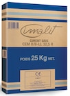 Promo Ciment 32,5 gris sac de 25 kg à 5,79 € dans le catalogue LaMaison.fr à Évron