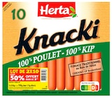 KNACKI POULET HERTA - HERTA à 2,95 € dans le catalogue Auchan Hypermarché