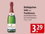 Sekt oder Fruchtsecco Angebote von Rotkäppchen bei famila Nordost Norderstedt für 3,29 €