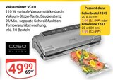 Vakuumierer VC10 im Angebot bei GLOBUS in Erfurt Vakuumierer VC10 Angebote von Caso Design bei GLOBUS Erfurt für 7,99 €