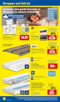 Bett im Lidl Prospekt "LIDL LOHNT SICH" mit 64 Seiten (Chemnitz)