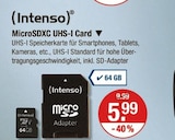 Speicherkarte von Intenso im aktuellen V-Markt Prospekt für 5,99 €