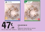 Civilization VII - 2K en promo chez E.Leclerc Neuilly-sur-Marne à 47,09 €