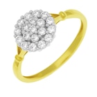 Bague en plaqué or et rhodié oxydes de zirconium chou - E.Leclerc Bague en plaqué or et rhodié oxydes de zirconium chou à 29,00 € dans le catalogue E.Leclerc