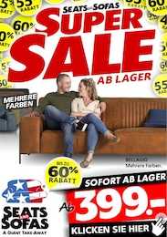 Seats and Sofas Prospekt "SUPER SALE" mit 1 Seiten (Krefeld)