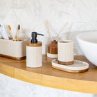 Distributeur savon effet pierre en promo chez B&M Gonesse à 4,99 €