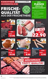 Rindfleisch im Kaufland Prospekt in Leonberg Aktueller Kaufland Prospekt mit Rindfleisch, "Aktuelle Angebote", Seite 20