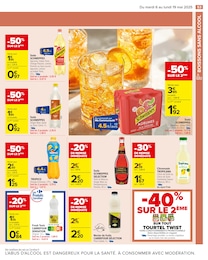Prix et réduction Tropicana dans le prospectus Carrefour en cours Offre Tropicana dans le catalogue Carrefour du moment à la page 55