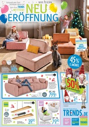 Aktueller Trends Prospekt mit Weihnachten, "WIR FEIERN NEUERÖFFNUNG", Seite 1