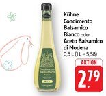 Condimento Balsamico Bianco im Angebot bei E center in Trier Condimento Balsamico Bianco Angebote von Kühne bei E center Trier für 2,79 €