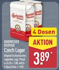 Czech Lager von Budweiser Budvar im aktuellen ALDI Nord Prospekt