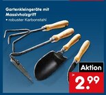 Gartenkleingeräte mit Massivholzgriff Angebote bei Netto Marken-Discount Ahaus für 2,99 €