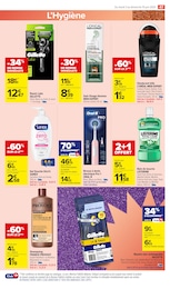Prix et réduction Oral-B dans le prospectus Carrefour Market en cours Offre Oral-B dans le catalogue Carrefour Market du moment à la page 49