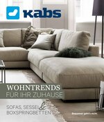 Kabs Prospekt für Düsseldorf mit 58 Seiten Kabs Prospekt für Düsseldorf: "WOHNTRENDS FÜR IHR ZUHAUSE", 58 Seiten, 01.07.2020 - 31.07.2020