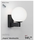 Sagara Wandleuchte Angebote von astro bei REUTER Mainz für 141,95 €