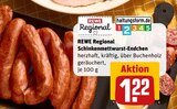 Schinkenmettwurst-Endchen im Angebot bei REWE in Essen Schinkenmettwurst-Endchen Angebote von REWE Regional bei REWE Essen für 1,22 €