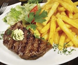Rumpsteak mit Pommes & Kräuterbutter Angebote bei BRAUN Möbel-Center Albstadt für 12,90 €