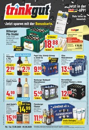 Getränkemärkte Prospekt von Trinkgut in Isernhagen Aktueller Trinkgut Getränkemärkte Prospekt für Isernhagen: Aktuelle Angebote mit 10} Seiten, 31.08.2026 - 05.09.2026