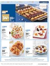 Promos Cheesecake dans le catalogue "Réveillons Noël : un large choix pour tous les budgets" de Auchan Hypermarché à la page 27