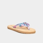 Tongs de plage esprit foulard multicolore femme dans le catalogue La Halle