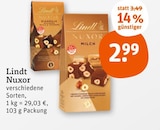 Nuxor Angebote von Lindt bei tegut Ludwigshafen für 2,99 €