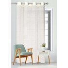 Rideau loops 140x240cm beige en promo chez B&M Pessac à 11,99 €