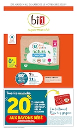Prospectus Supermarchés de Bi1 à Gimouille: "bi1 supermarché", 40 pages, 04/11/2025 - 16/11/2025