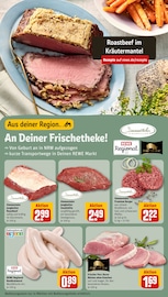 Bratwurst im REWE Prospekt in Velbert Aktueller REWE Prospekt mit Bratwurst, "Dein Markt", Seite 12