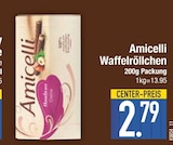 Waffelröllchen von Amicelli im aktuellen EDEKA Prospekt für 2,79 €