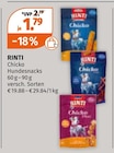 Chicko Hundesnacks von RINTI im aktuellen Müller Prospekt für 1,79 €