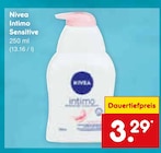 Intimo Sensitive Angebote von Nivea bei Netto Marken-Discount Singen für 3,29 €