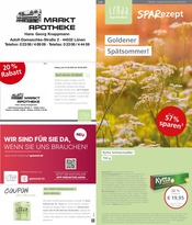 Aktueller LINDA Premiumapotheke Apotheken Prospekt in Lünen und Umgebung, "Aktuelle Angebote" mit 3 Seiten, 01.09.2025 - 30.09.2025