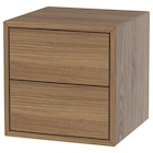 Schrank mit 2 Schubladen braun Nussbaumnachbildung im Angebot bei IKEA in Passau Schrank mit 2 Schubladen braun Nussbaumnachbildung Angebote von EKET bei IKEA Passau für 40,00 €