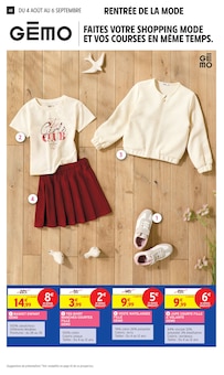 Promotion Pyjama Enfant dans le prospectus Intermarché Super, valable du 04/08/2026 au 06/09/2026 Promo Pyjama Enfant dans le catalogue Intermarché Super du moment à la page 48