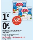Mozzarella 16% Mat.Gr. - GALBANI dans le catalogue E.Leclerc