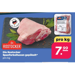 Spanferkelhaxen gepökelt